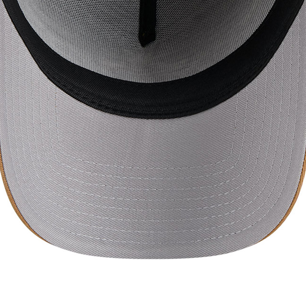 New Era Chicago Bulls Double Logo Wheat 9FORTY A-Frame Snapback Cap