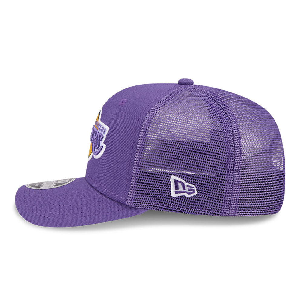 New Era Los Angeles Lakers Hardwood Classic 2025 Purple 9SEVENTY Stretch Snapback Cap