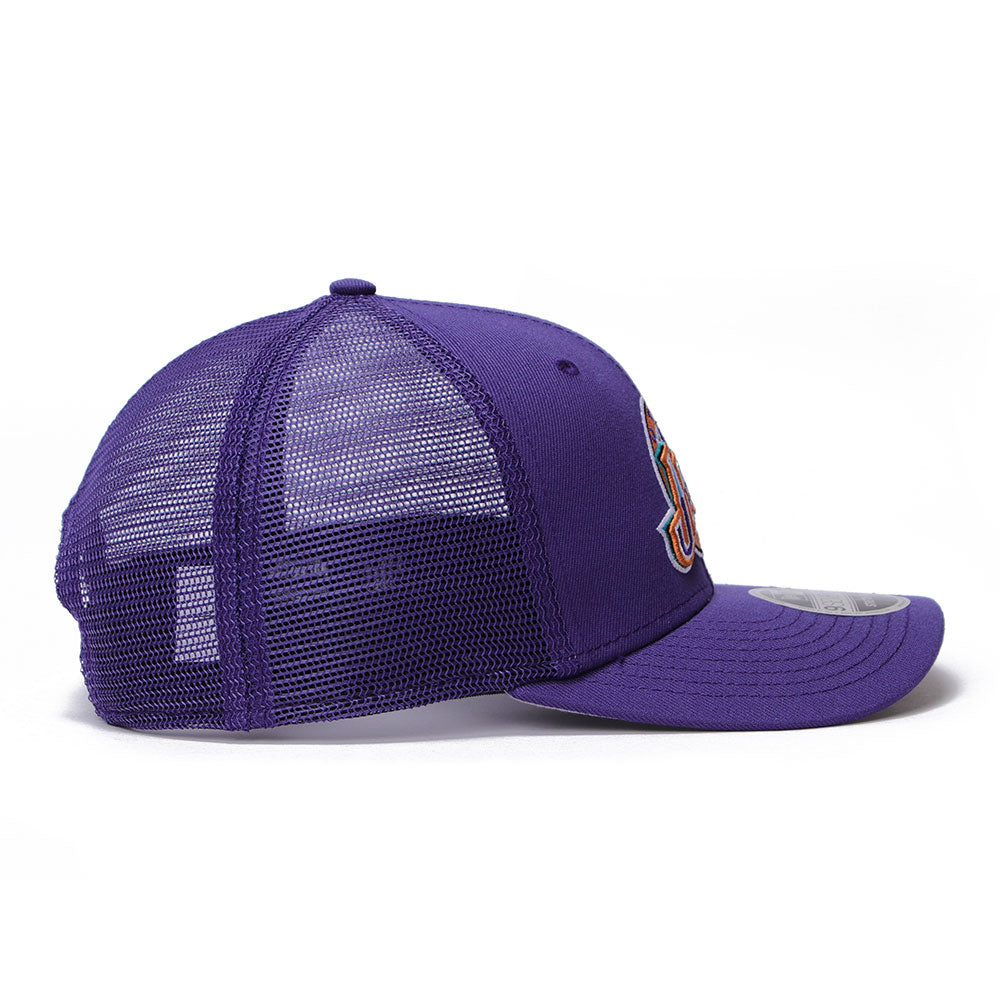 New Era Utah Jazz Hardwood Classic 2025 Dark Purple 9SEVENTY Stretch Snapback Cap