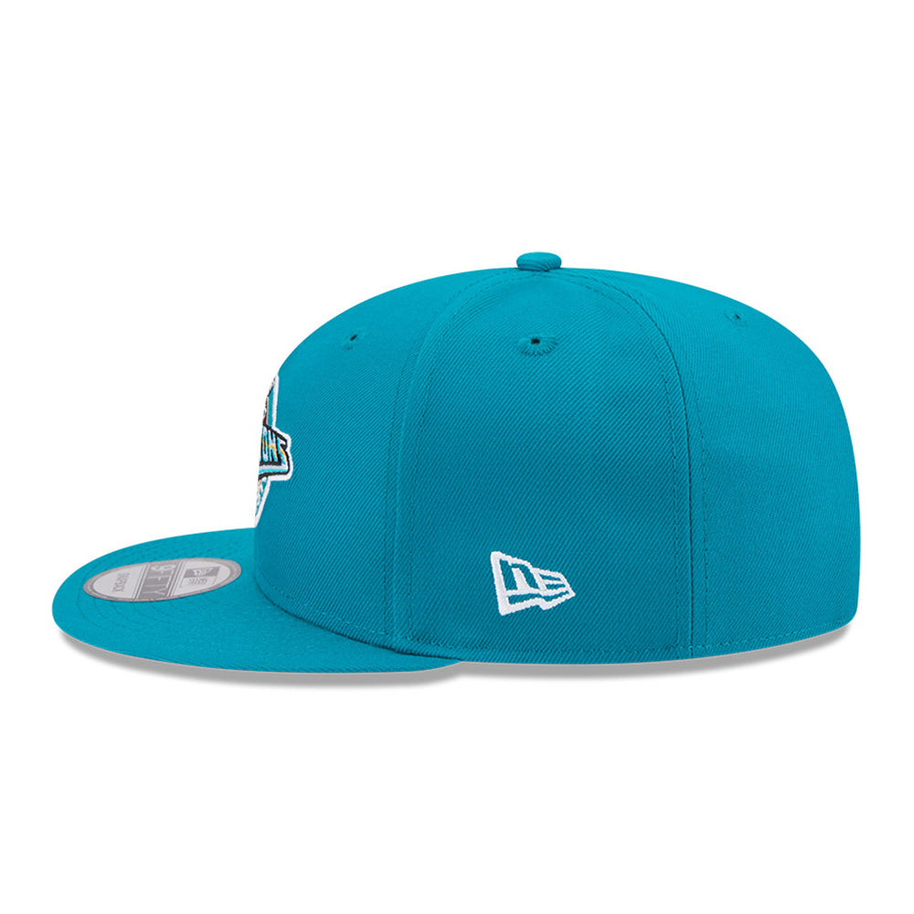 New Era Detroit Pistons Hardwood Classic 2025 Turquoise 9FIFTY Snapback Cap