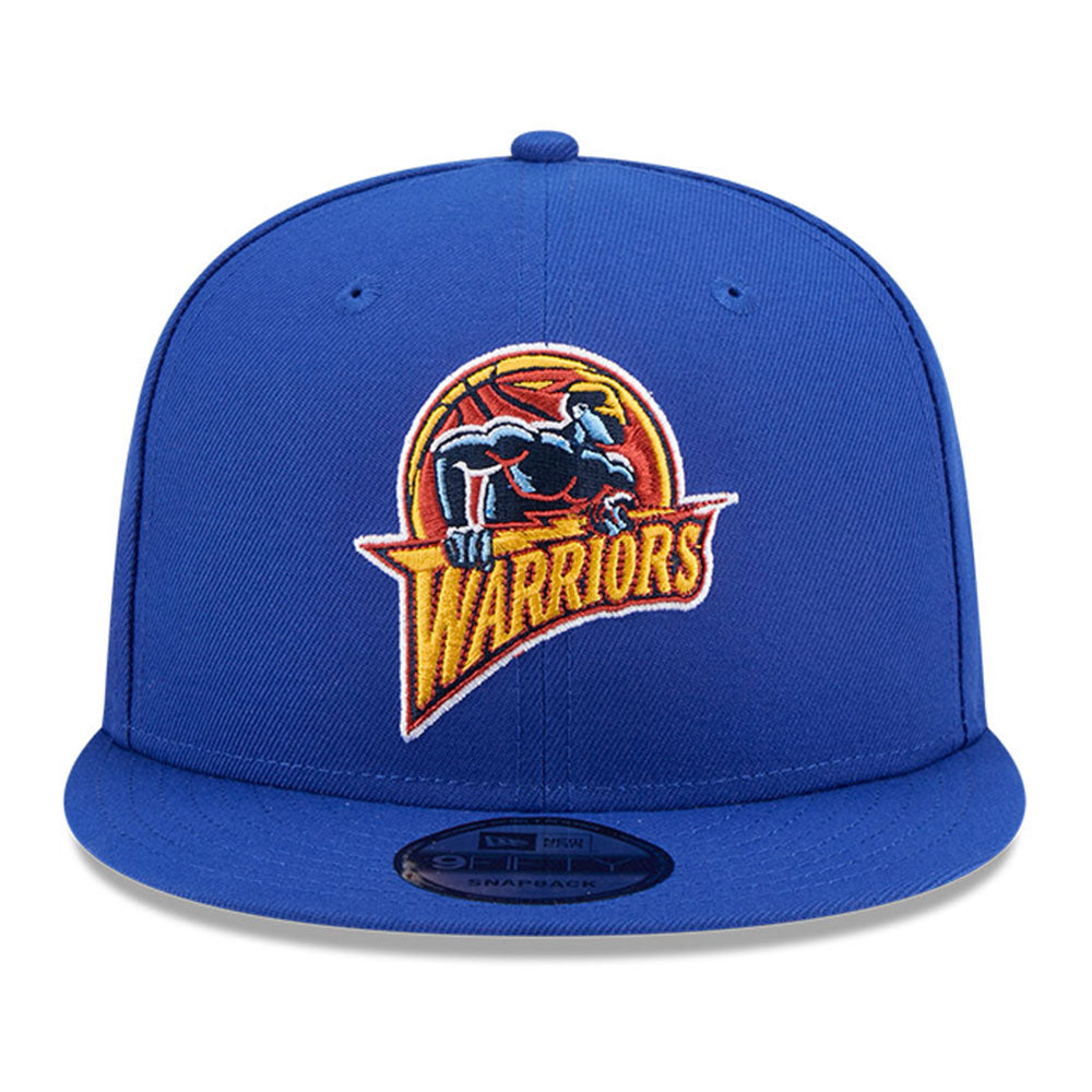 New Era Golden State Warriors Hardwood Classic 2025 Medium Blue 9FIFTY Snapback Cap