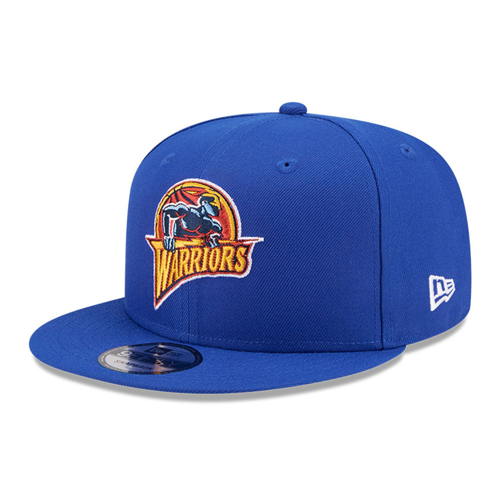 New Era Golden State Warriors Hardwood Classic 2025 Medium Blue 9FIFTY Snapback Cap