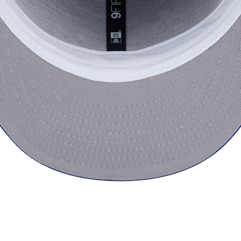 New Era Los Angeles Lakers Hardwood Classic 2025 Medium Blue 9FIFTY Snapback Cap