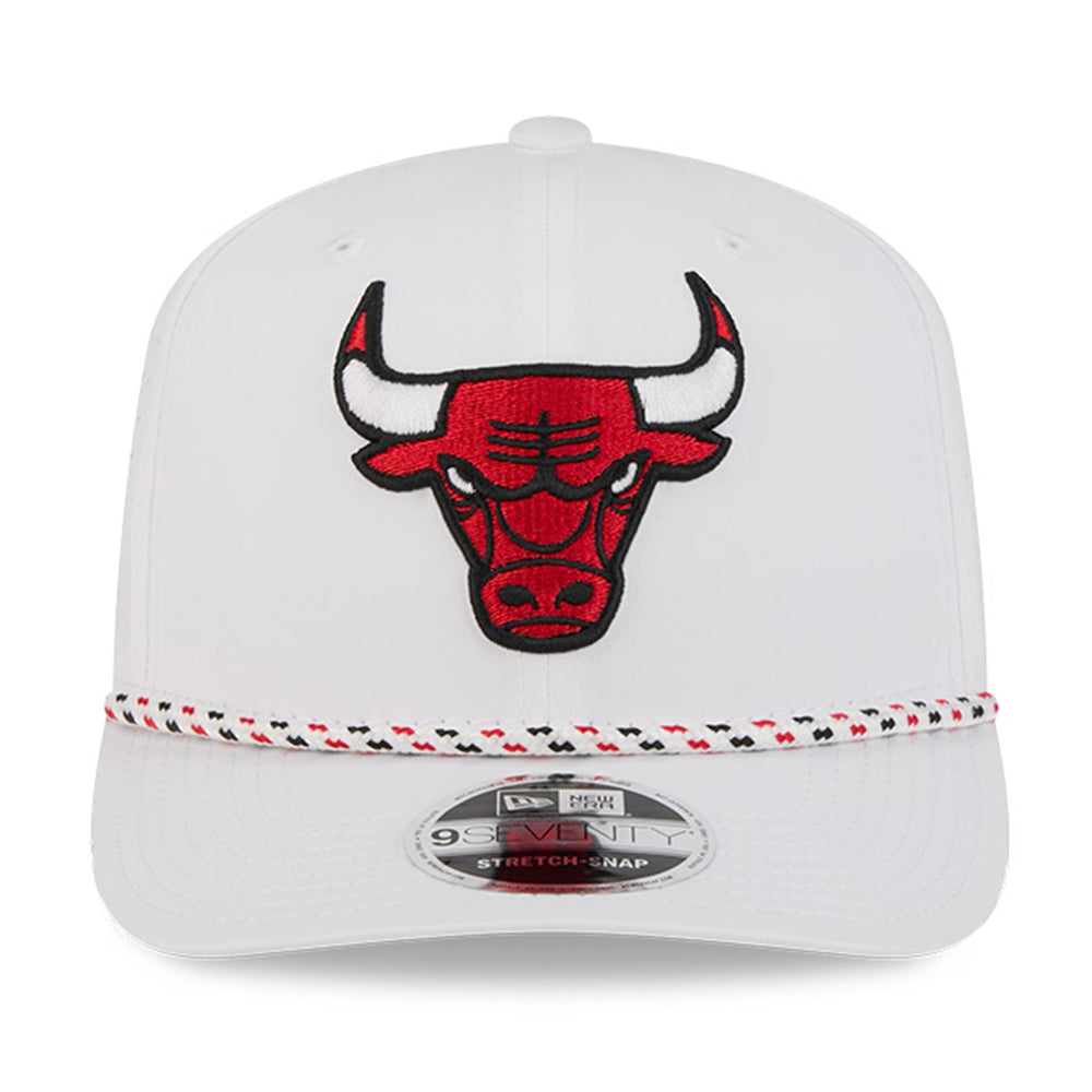 New Era Chicago Bulls All Star 2026 White 9SEVENTY Stretch Snapback Cap
