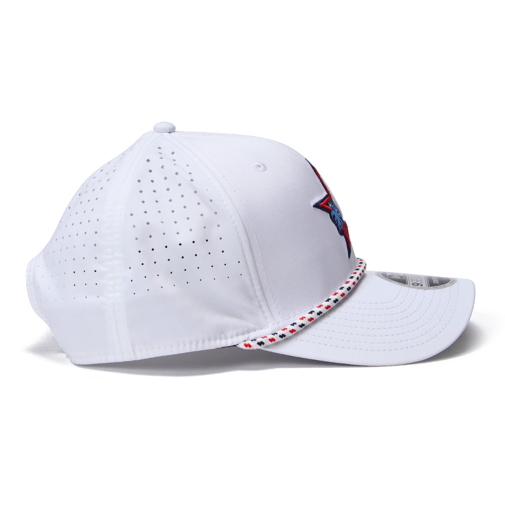 New Era National Basketball Association Logo All Star 2026 White 9SEVENTY Stretch Snapback Cap