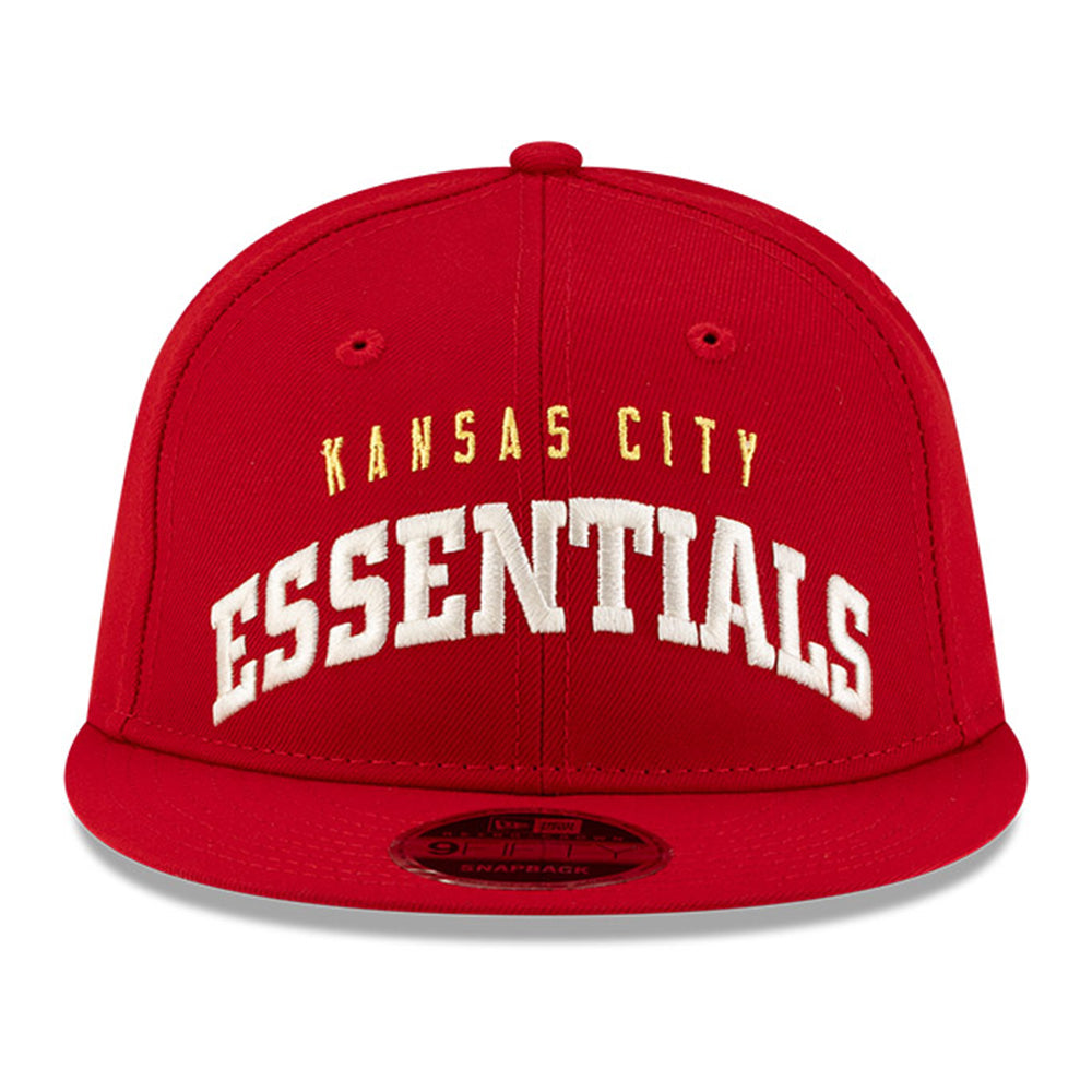 New Era x Fear of God Kansas City Chiefs Scarlet 9FIFTY Retro Crown Snapback Cap