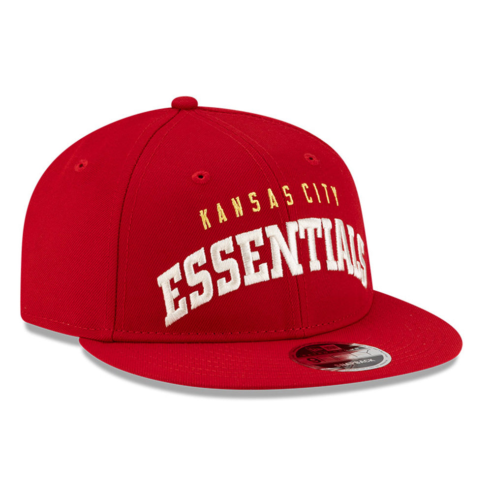 New Era x Fear of God Kansas City Chiefs Scarlet 9FIFTY Retro Crown Snapback Cap