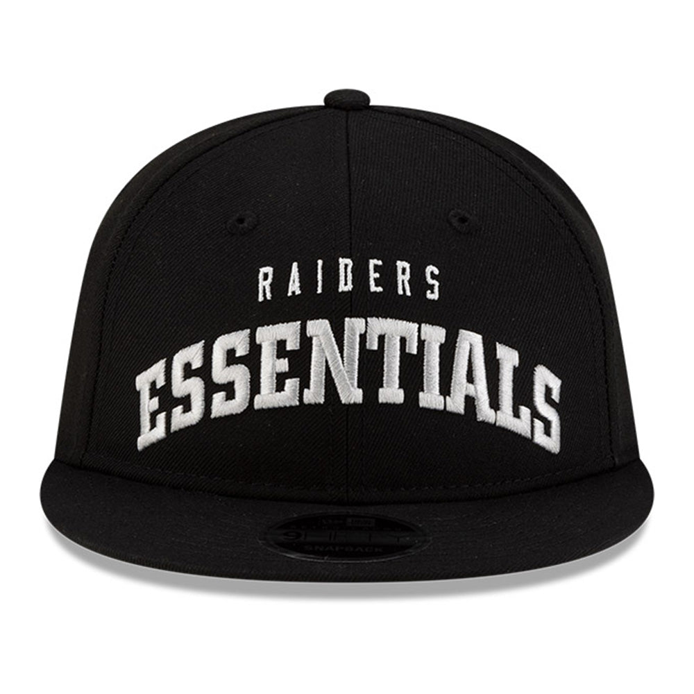 New Era x Fear of God Las Vegas Raiders Black 9FIFTY Retro Crown Snapback Cap