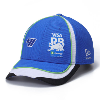 New Era Visa Cash App Racing Bulls Arvid Lindblad Blue 9FORTY Adjustable Cap