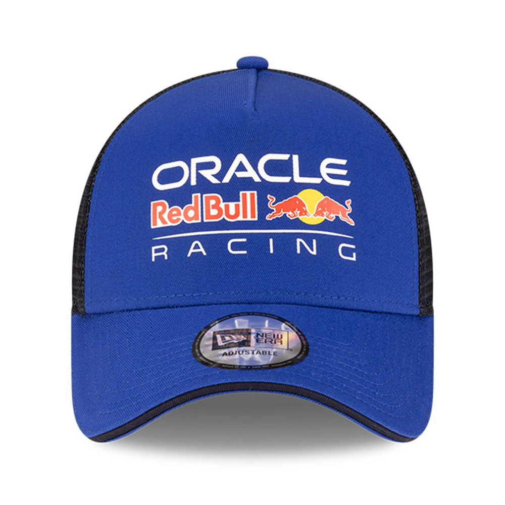 New Era Oracle Red Bull Racing Essential Dark Blue 9FORTY E-Frame Trucker Snapback Cap