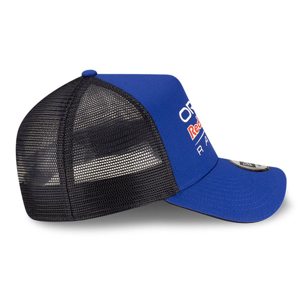 New Era Oracle Red Bull Racing Essential Dark Blue 9FORTY E-Frame Trucker Snapback Cap