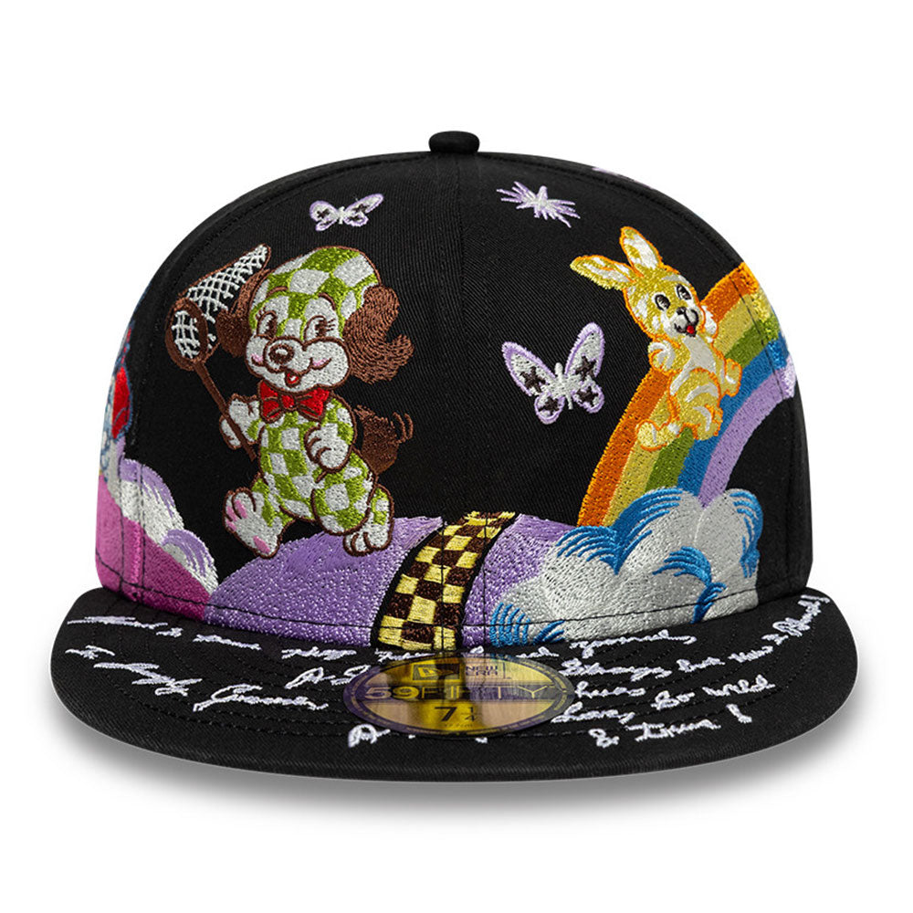 New Era x KENZO Embroidered Scene Black 59FIFTY Fitted Cap (ONLINE EXCLUSIVE)