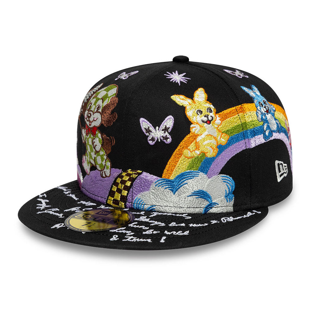 New Era x KENZO Embroidered Scene Black 59FIFTY Fitted Cap (ONLINE