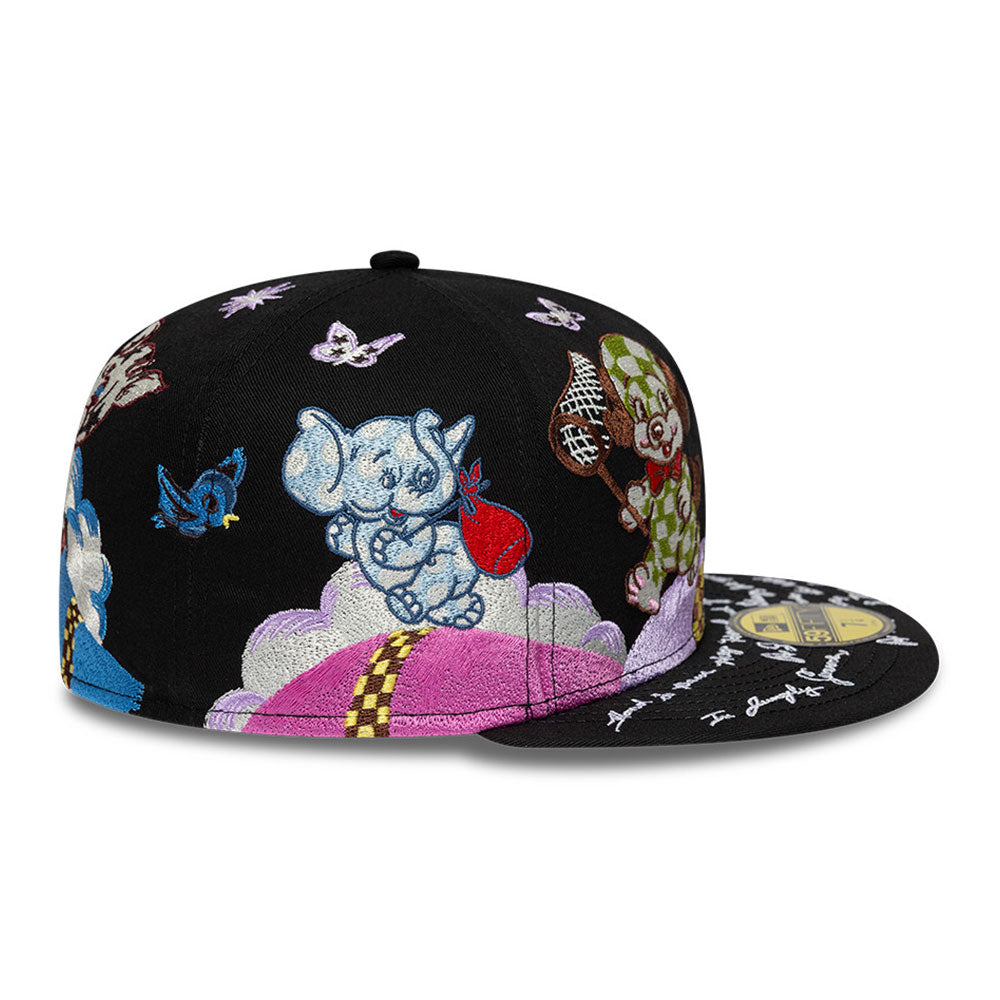 New Era x KENZO Embroidered Scene Black 59FIFTY Fitted Cap (ONLINE