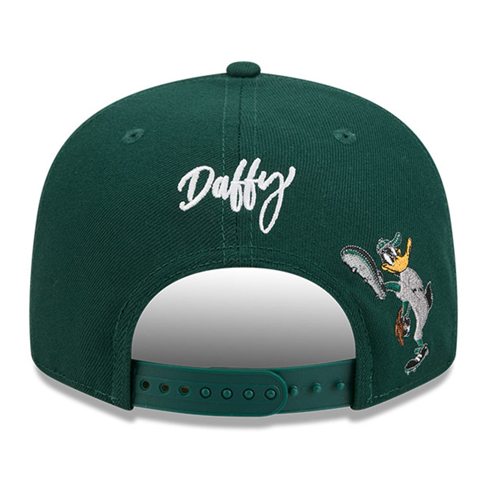New Era x Looney Tunes Oakland Athletics Daffy Duck Swing Green 9FIFTY Snapback Cap