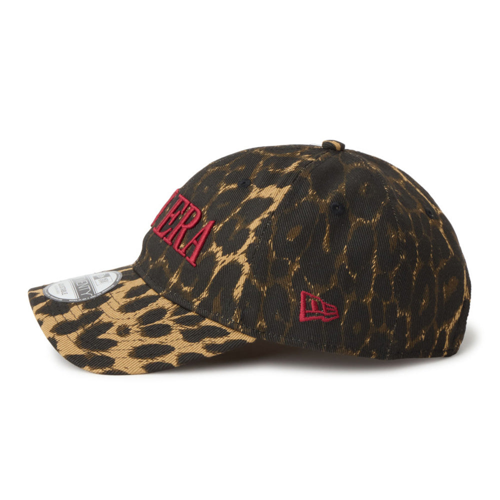 New Era Wordmark Leopard Multi Red 9TWENTY Adjustable Cap