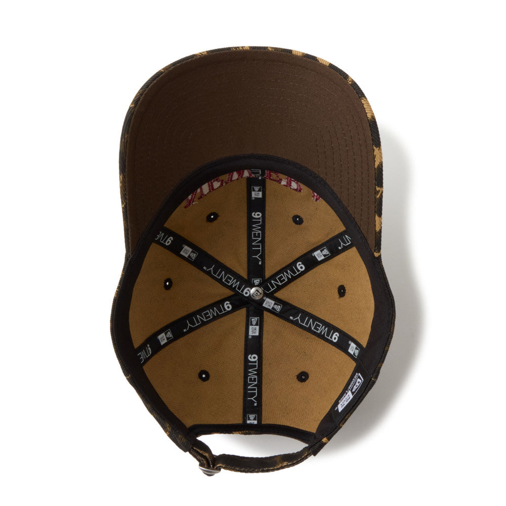 New Era Wordmark Leopard Multi Red 9TWENTY Adjustable Cap