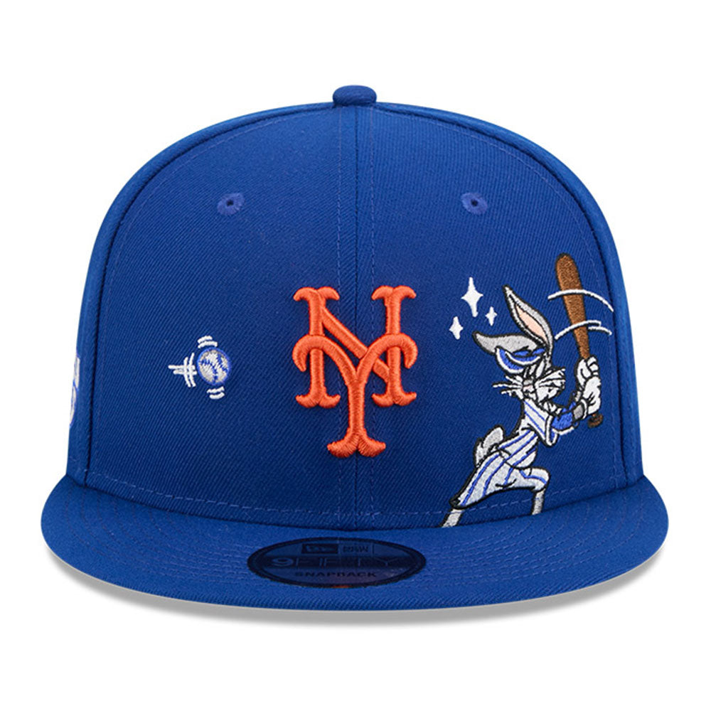 New Era x Looney Tunes New York Mets Bugs Bunny Swing Blue 9FIFTY Snapback Cap