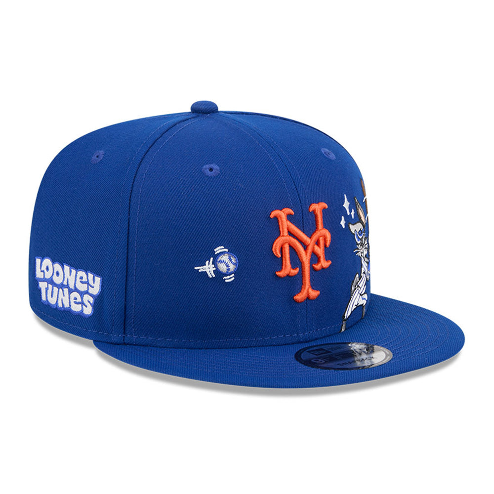 New Era x Looney Tunes New York Mets Bugs Bunny Swing Blue 9FIFTY Snapback Cap