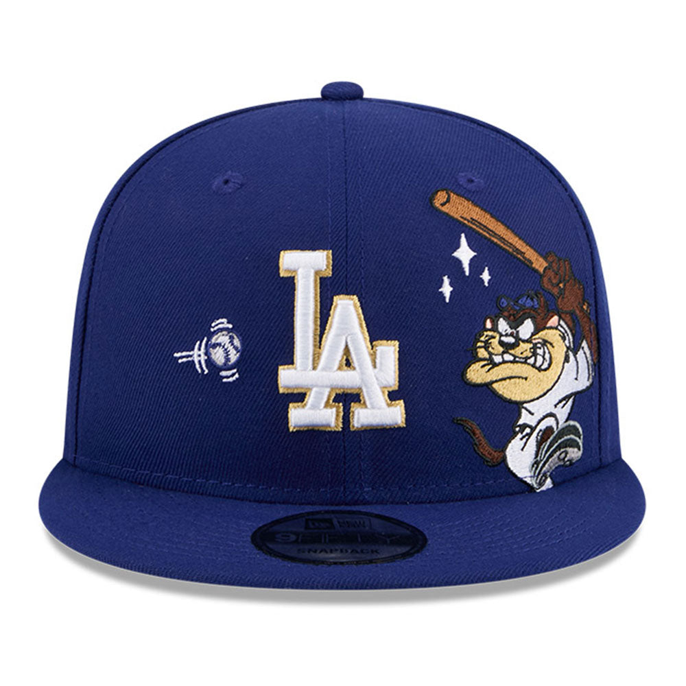 New Era x Looney Tunes Los Angeles Dodgers Tasmanian Devil Blue 9FIFTY Snapback Cap