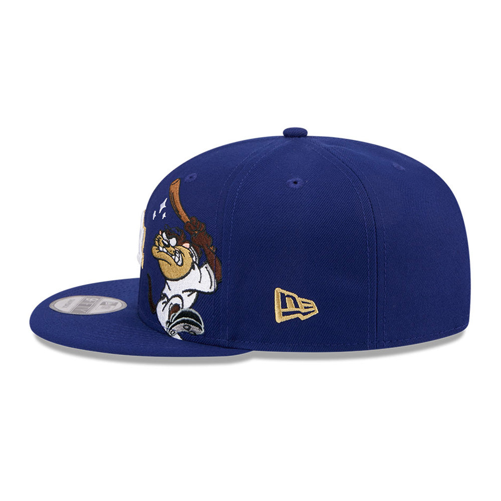 New Era x Looney Tunes Los Angeles Dodgers Tasmanian Devil Blue 9FIFTY Snapback Cap