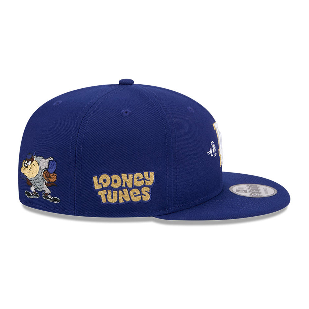 New Era x Looney Tunes Los Angeles Dodgers Tasmanian Devil Blue 9FIFTY Snapback Cap