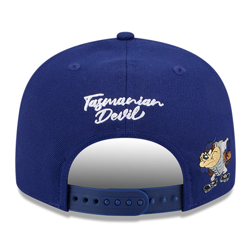 New Era x Looney Tunes Los Angeles Dodgers Tasmanian Devil Blue 9FIFTY Snapback Cap