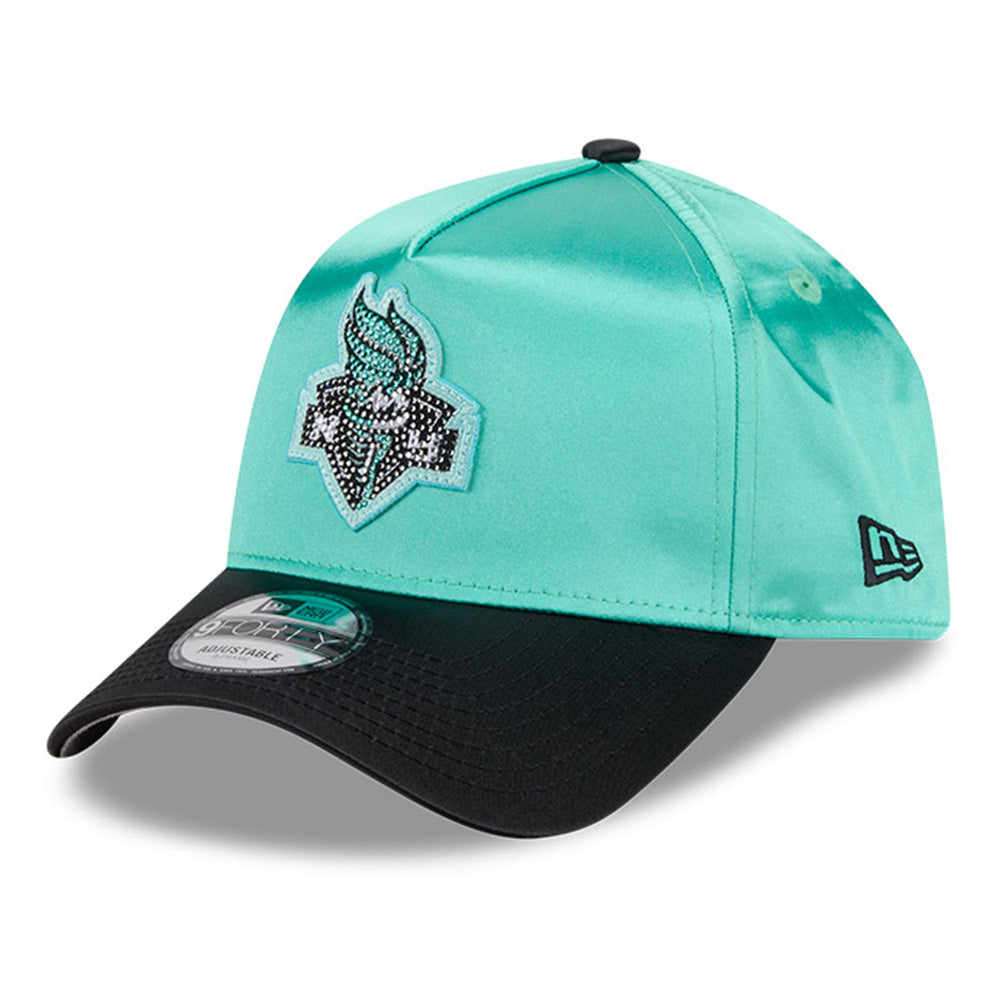 New Era New York Liberty WNBA Draft Green 9FORTY A-Frame Snapback Cap