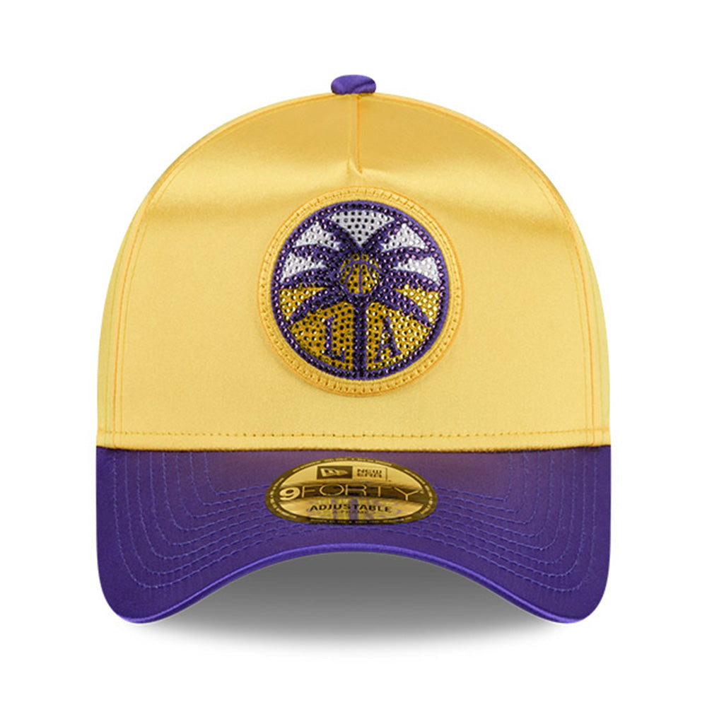 New Era Los Angeles Sparks WNBA Draft Yellow 9FORTY A-Frame Snapback Cap
