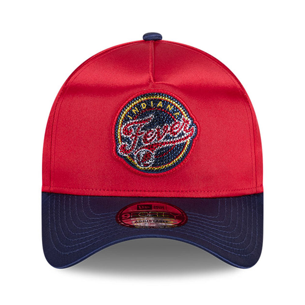 New Era Indiana Fever WNBA Draft Red 9FORTY A-Frame Snapback Cap