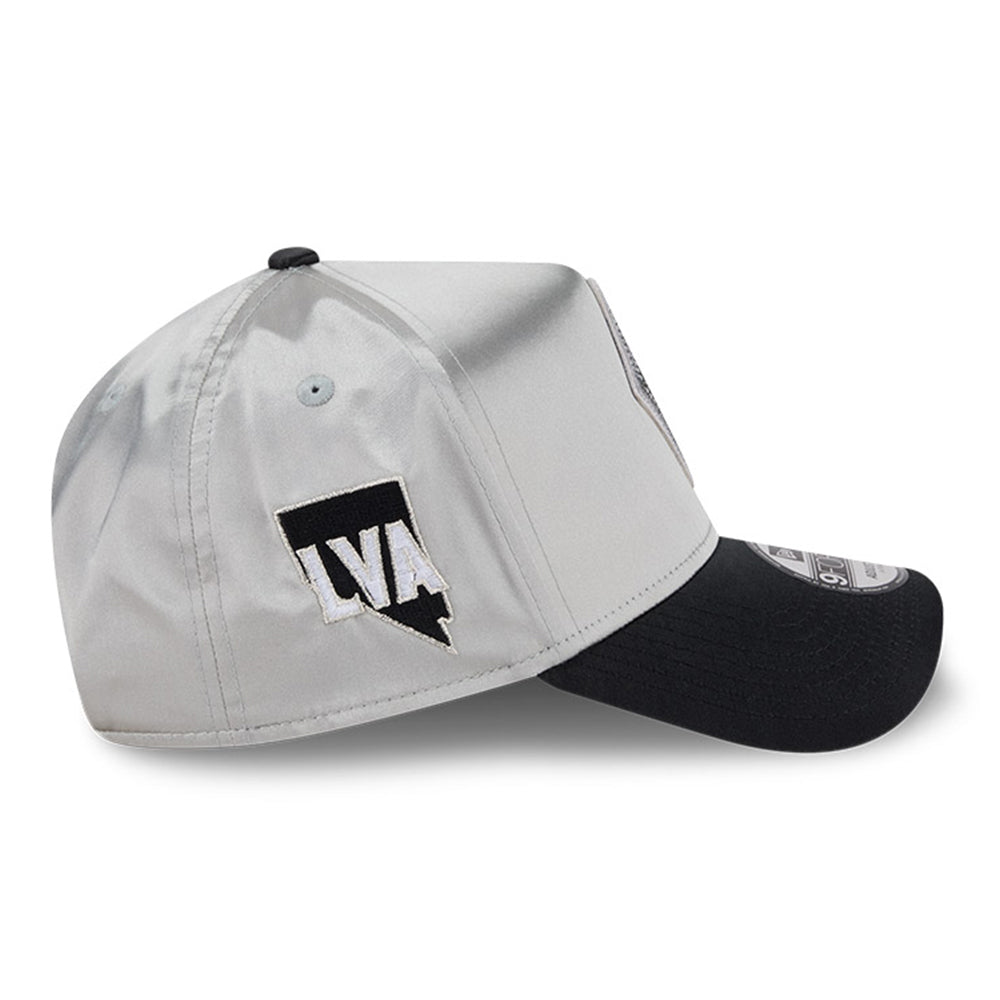 New Era Las Vegas Aces WNBA Draft Gray 9FORTY A-Frame Snapback Cap