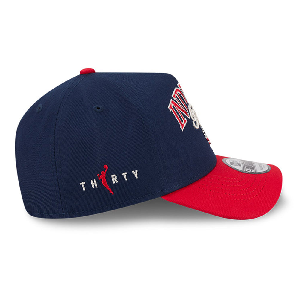 New Era Indiana Fever WNBA Tip Off OTC 9FORTY A-Frame Adjustable Cap