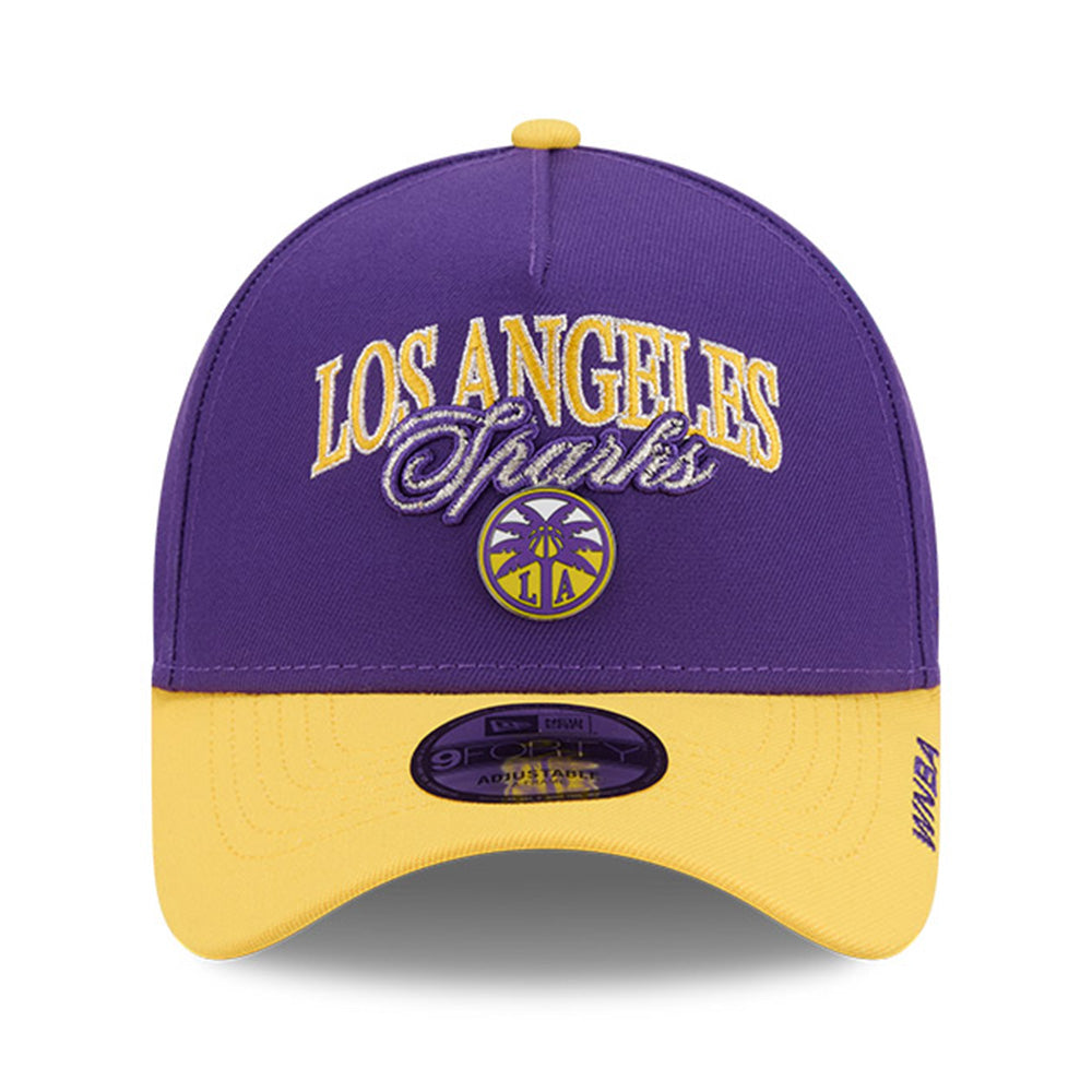 New Era Los Angeles Sparks WNBA Tip Off OTC 9FORTY A-Frame Adjustable Cap
