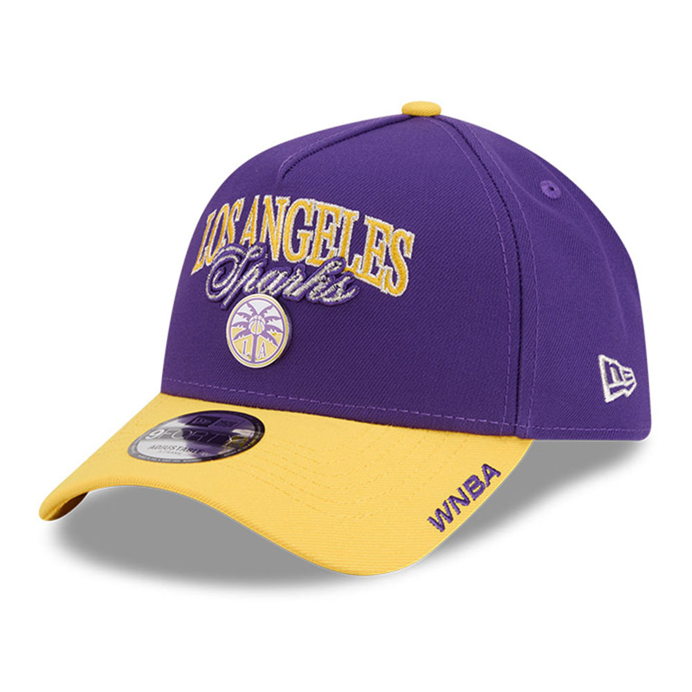 New Era Los Angeles Sparks WNBA Tip Off OTC 9FORTY A-Frame Adjustable Cap