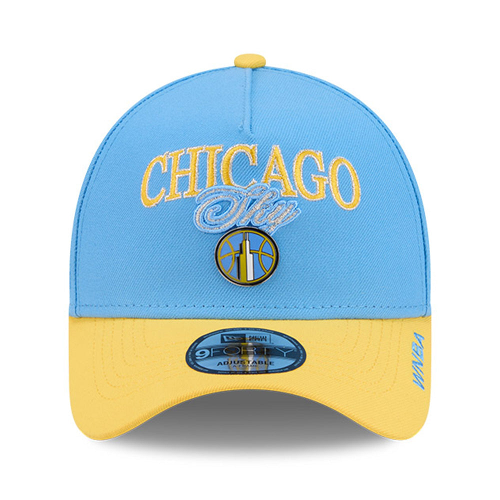 New Era Chicago Sky WNBA Tip Off OTC 9FORTY A-Frame Adjustable Cap