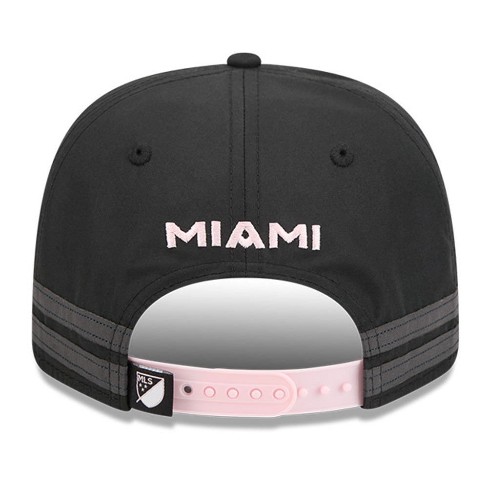 Inter Miami Football Club Jersey Hook Black 9SEVENTY Stretch Snapback Cap