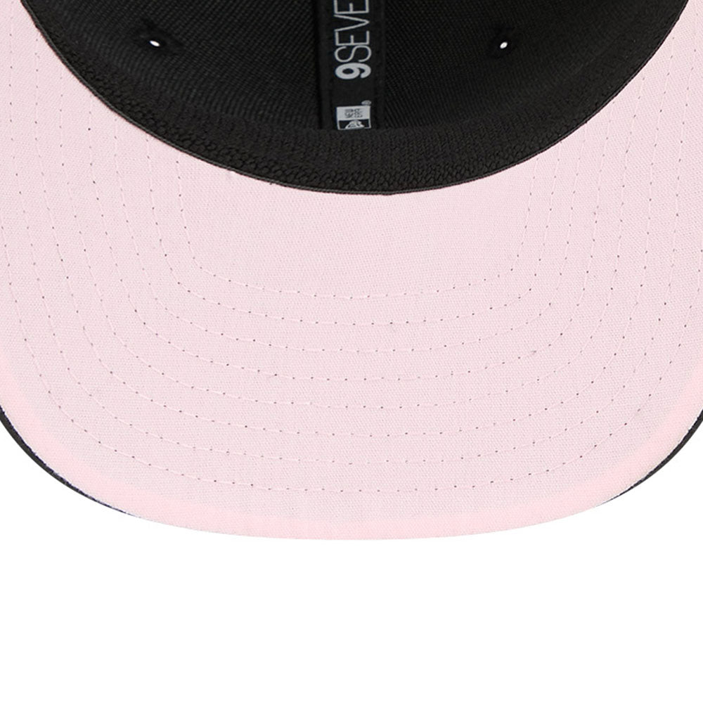 Inter Miami Football Club Jersey Hook Black 9SEVENTY Stretch Snapback Cap