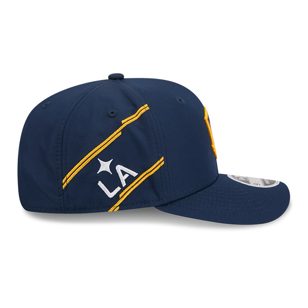 Los Angeles Galaxy Football Club Jersey Hook Navy 9SEVENTY Stretch Snapback Cap