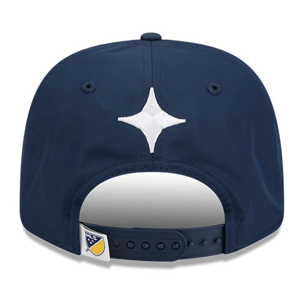 Los Angeles Galaxy Football Club Jersey Hook Navy 9SEVENTY Stretch Snapback Cap
