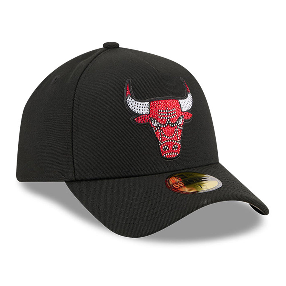 New Era Chicago Bulls NBA Draft 2026 Black 59FORTY A-Frame Fitted Cap