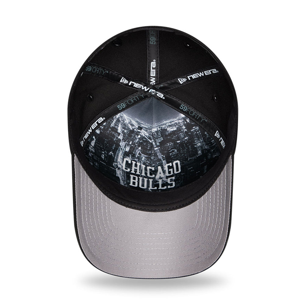 New Era Chicago Bulls NBA Draft 2026 Black 59FORTY A-Frame Fitted Cap