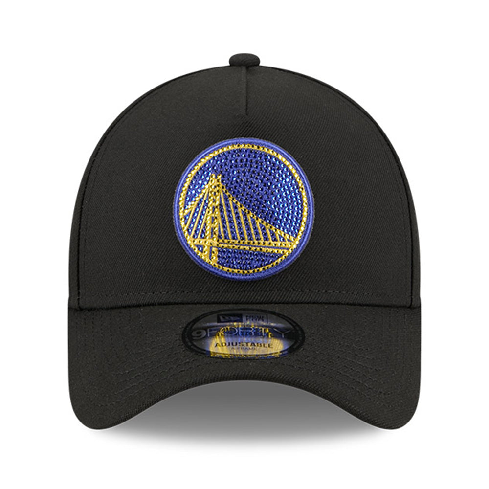 New Era Golden State Warriors NBA Draft 2026 Black 9FORTY A-Frame Adjustable Cap