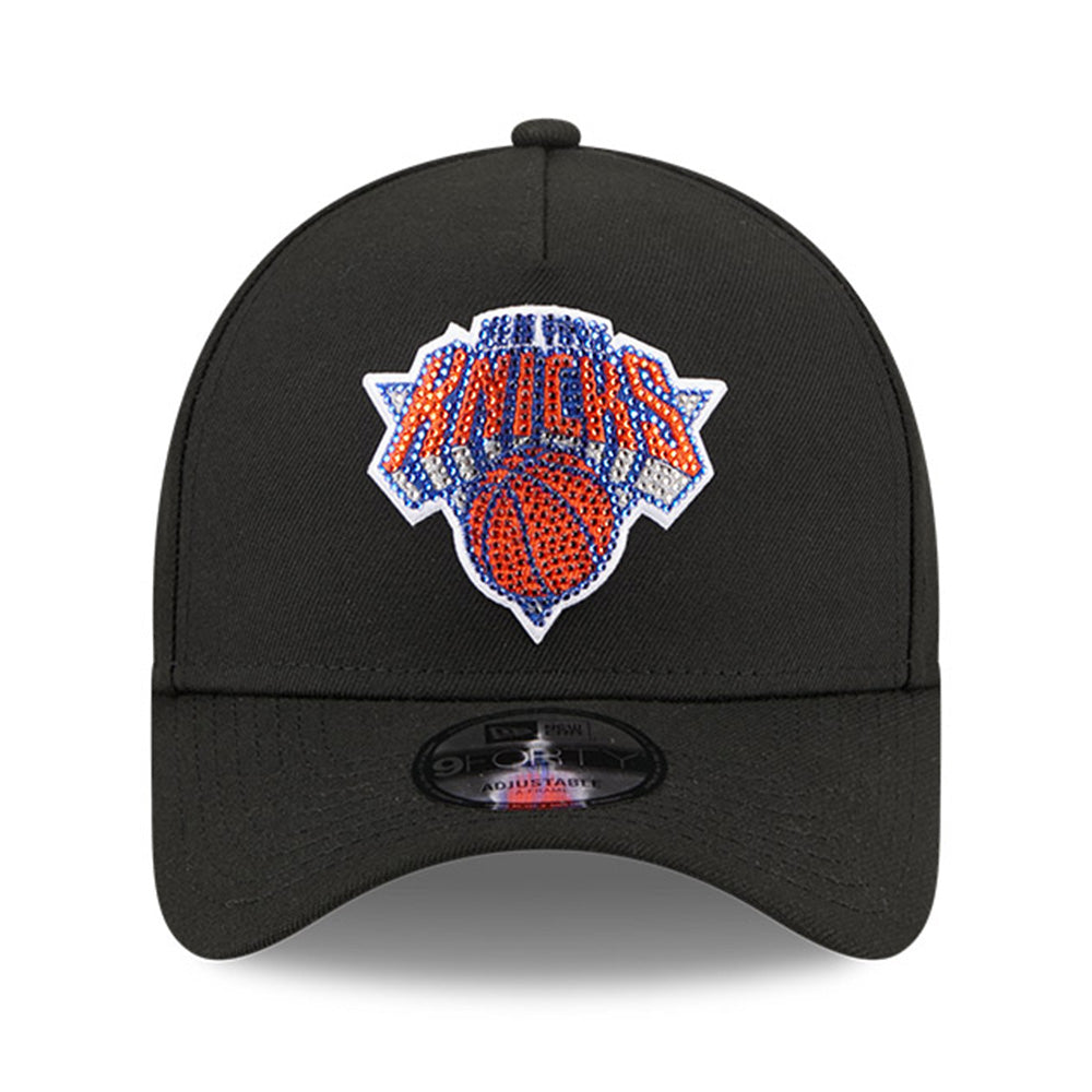 New Era New York Knicks NBA Draft 2026 Black 9FORTY A-Frame Adjustable Cap