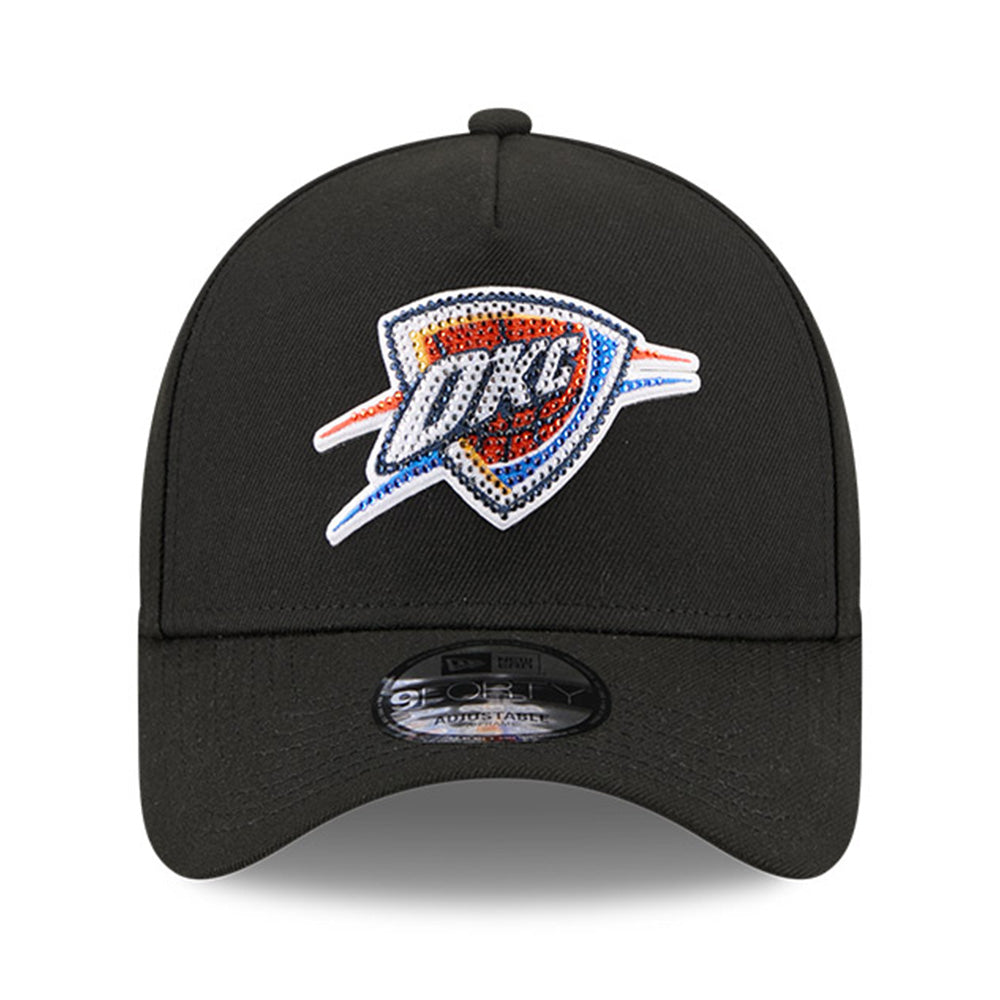 New Era Oklahoma City Thunders NBA Draft 2026 Black 9FORTY A-Frame Adjustable Cap