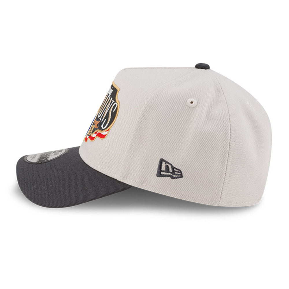 Los Angeles Dodgers MLB World Series Champion 2025 White Black 9FORTY Adjustable Cap (PREORDER)