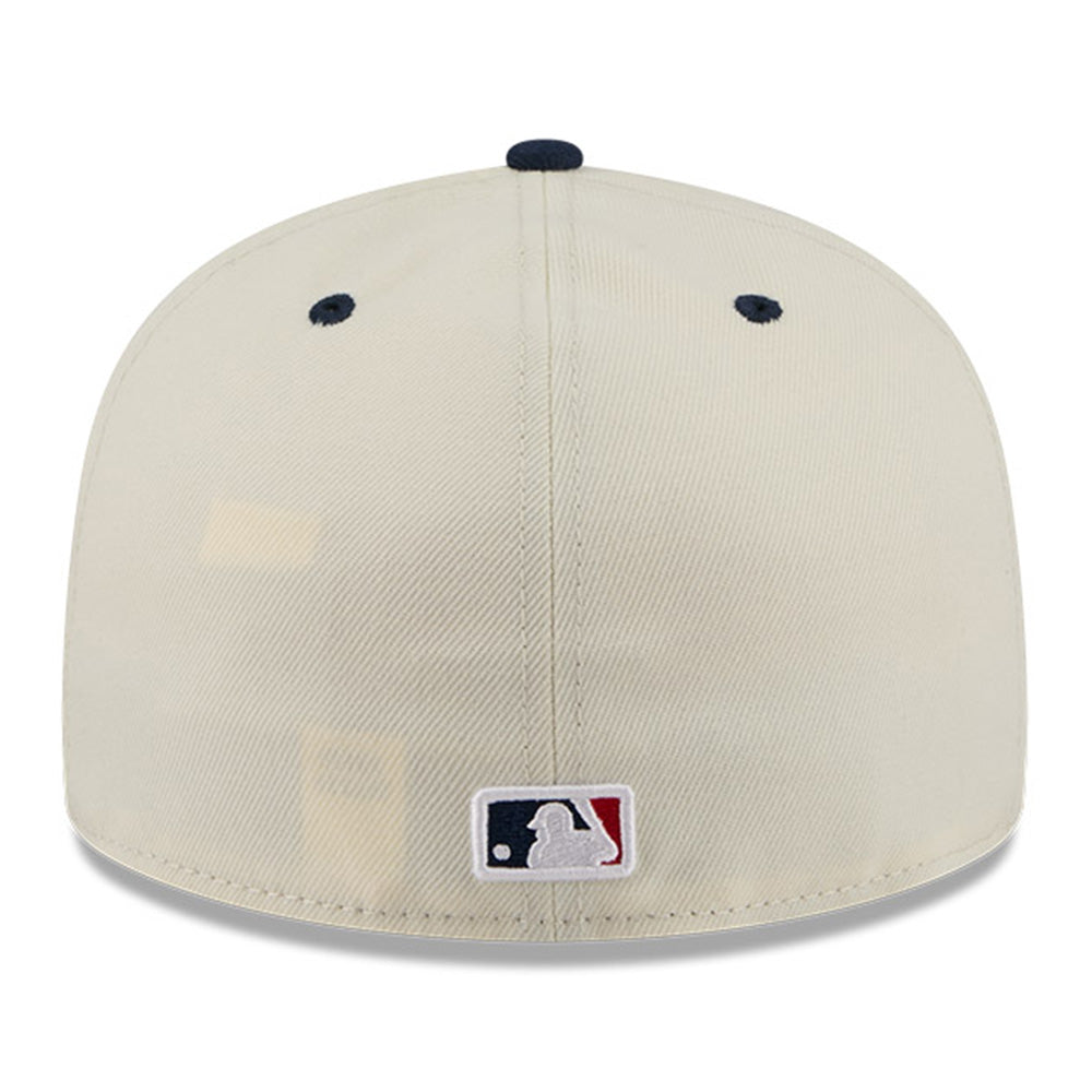 New Era Los Angeles Dodgers 4th of July Chrome White 59FIFTY Fitted Cap