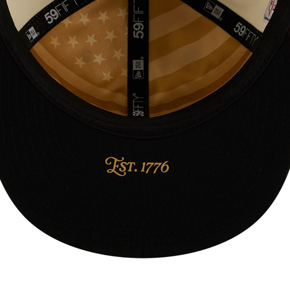 New Era Major League Baseball 4th of July Chrome White 59FIFTY Fitted Cap