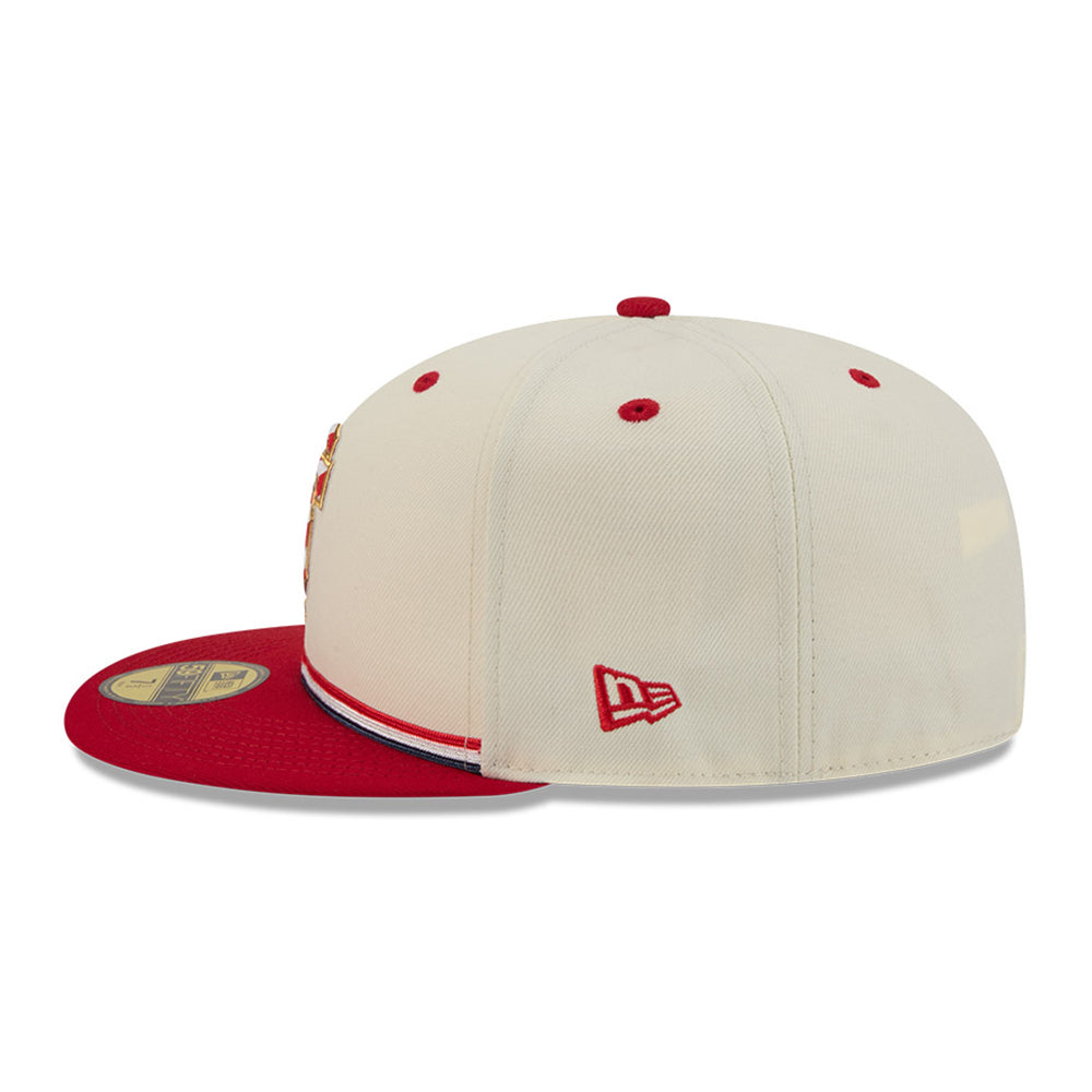 New Era San Francisco Giants 4th of July Chrome White 59FIFTY Fitted Cap