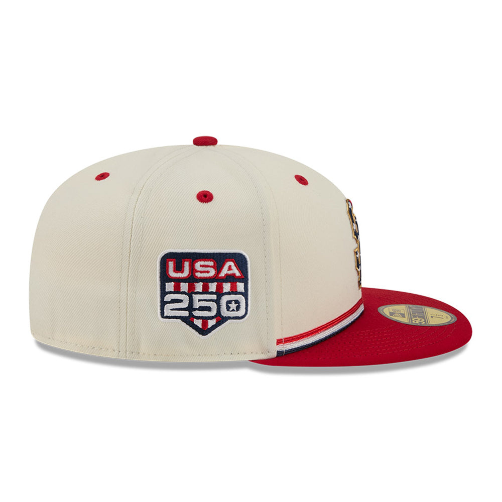 New Era San Francisco Giants 4th of July Chrome White 59FIFTY Fitted Cap