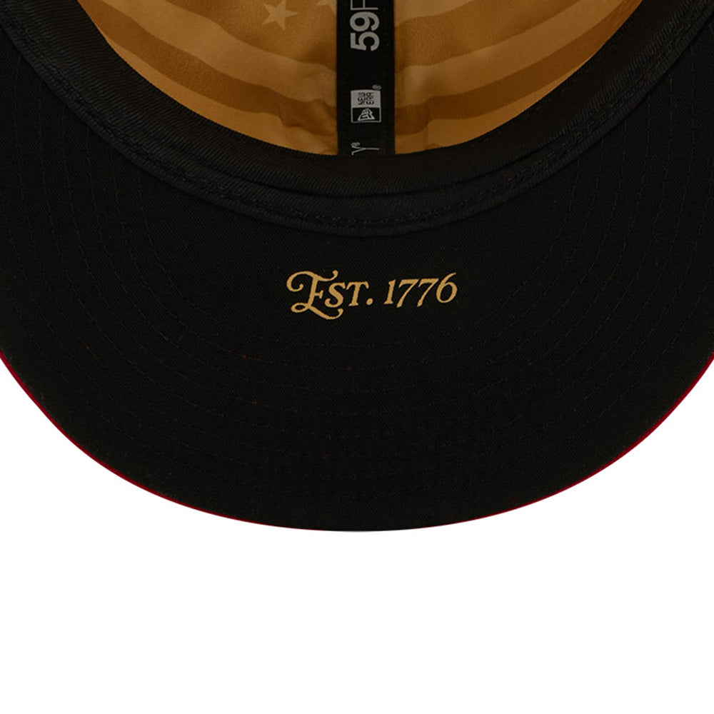 New Era San Francisco Giants 4th of July Chrome White 59FIFTY Fitted Cap